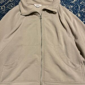 Danskin Light Tan Zip-Up Jacket